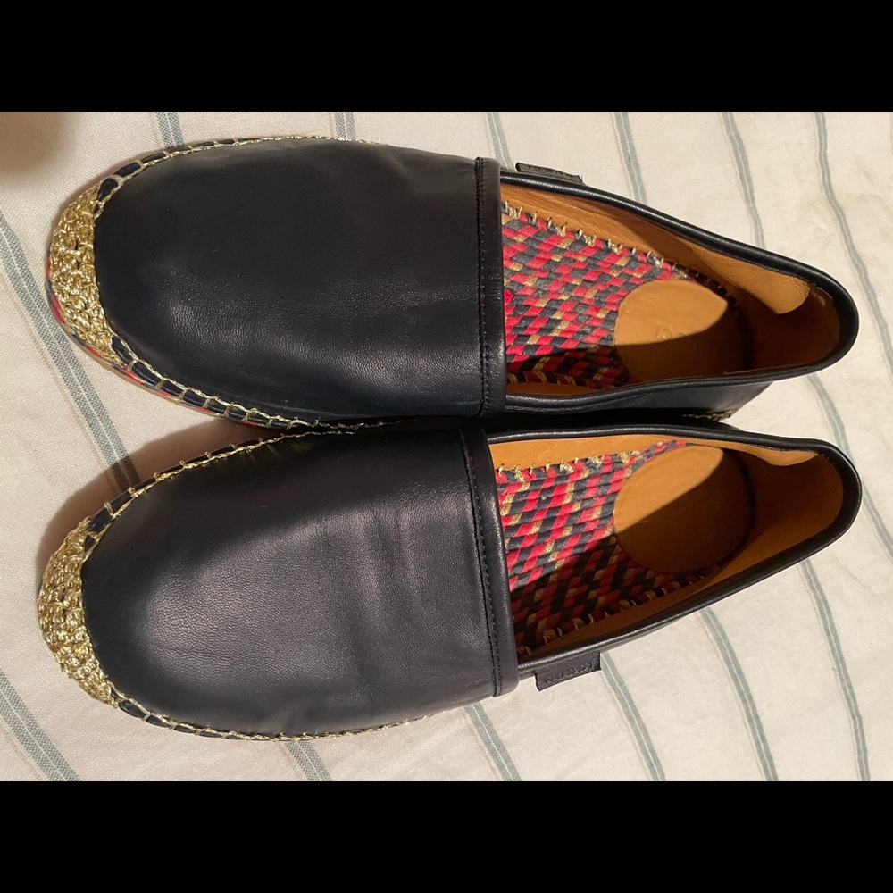 Gucci leather espadrilles